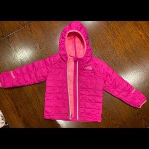 North Face Girls Parka Pink